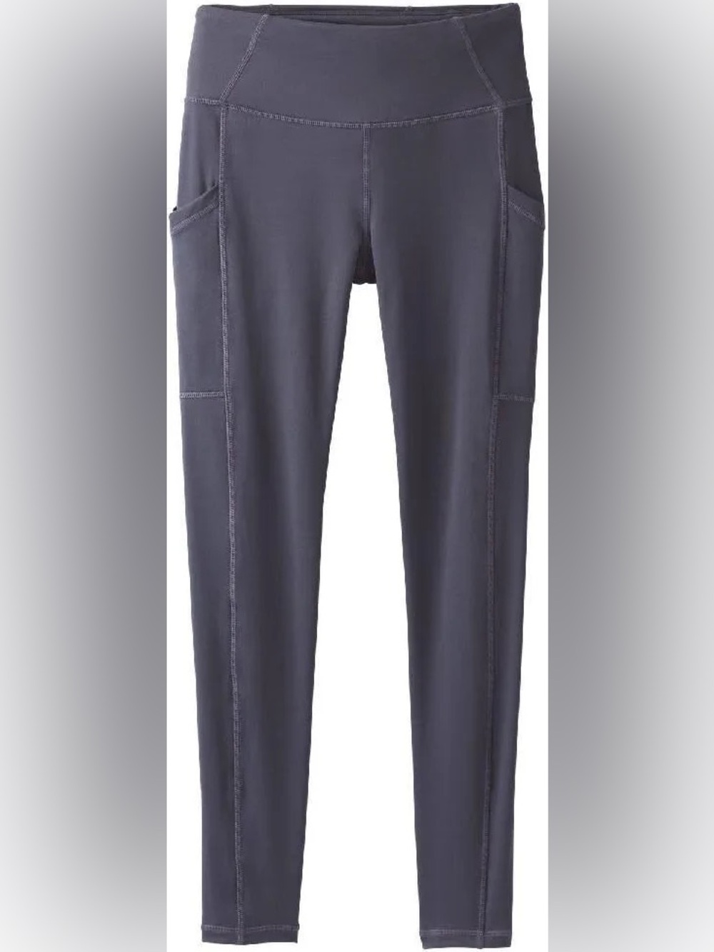 prAna W Electra slate blue yoga leggings with pockets